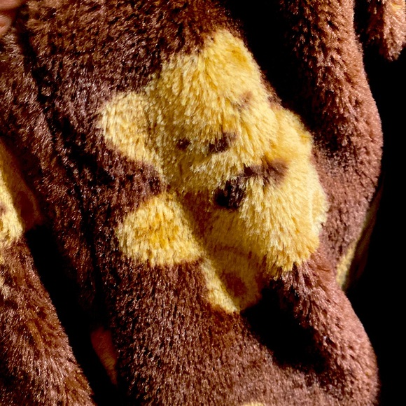 Brown furry jacket - Picture 2 of 2